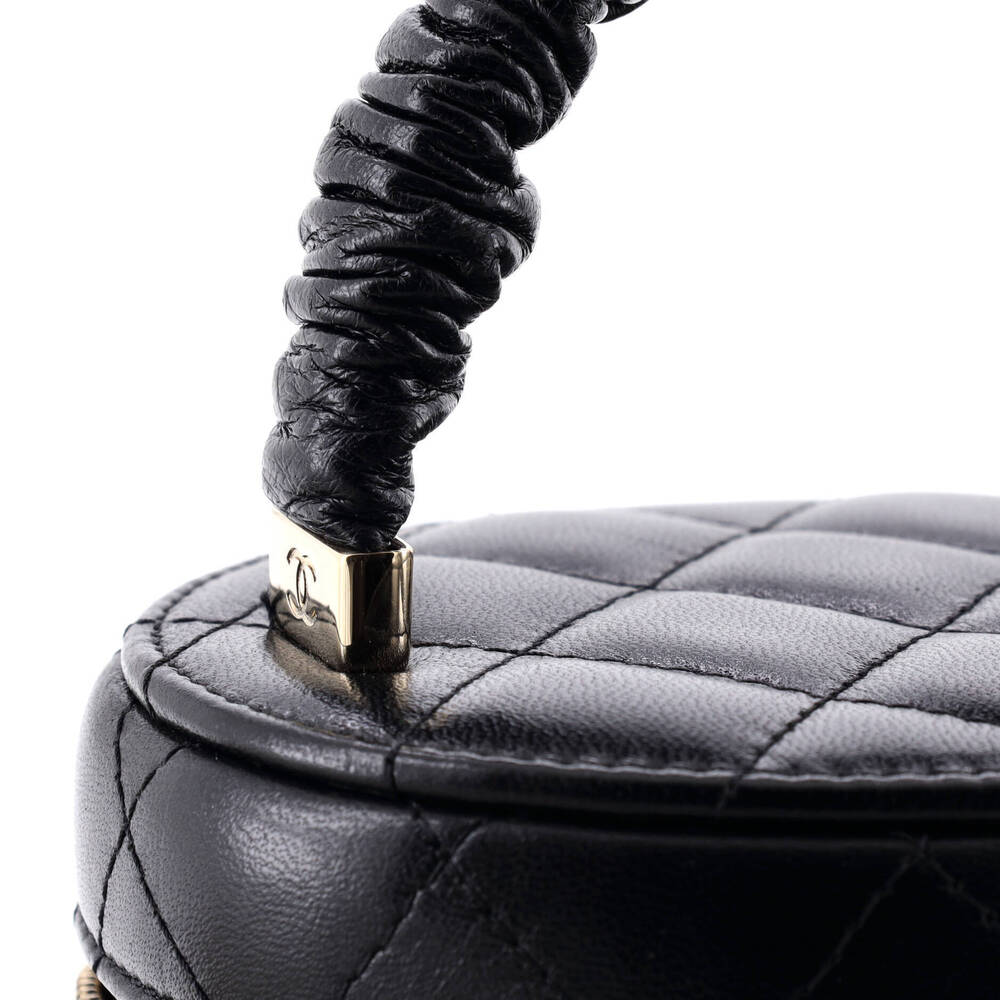 Chanel Small CC Ruched Top Handle Vanity Case - Picture 6 of 6